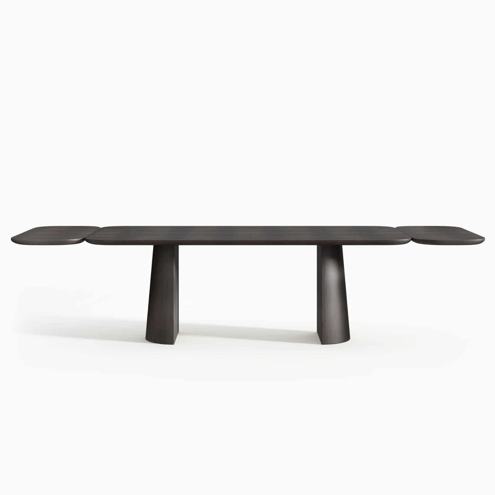 Stół z litego drewna z systemem dostawek