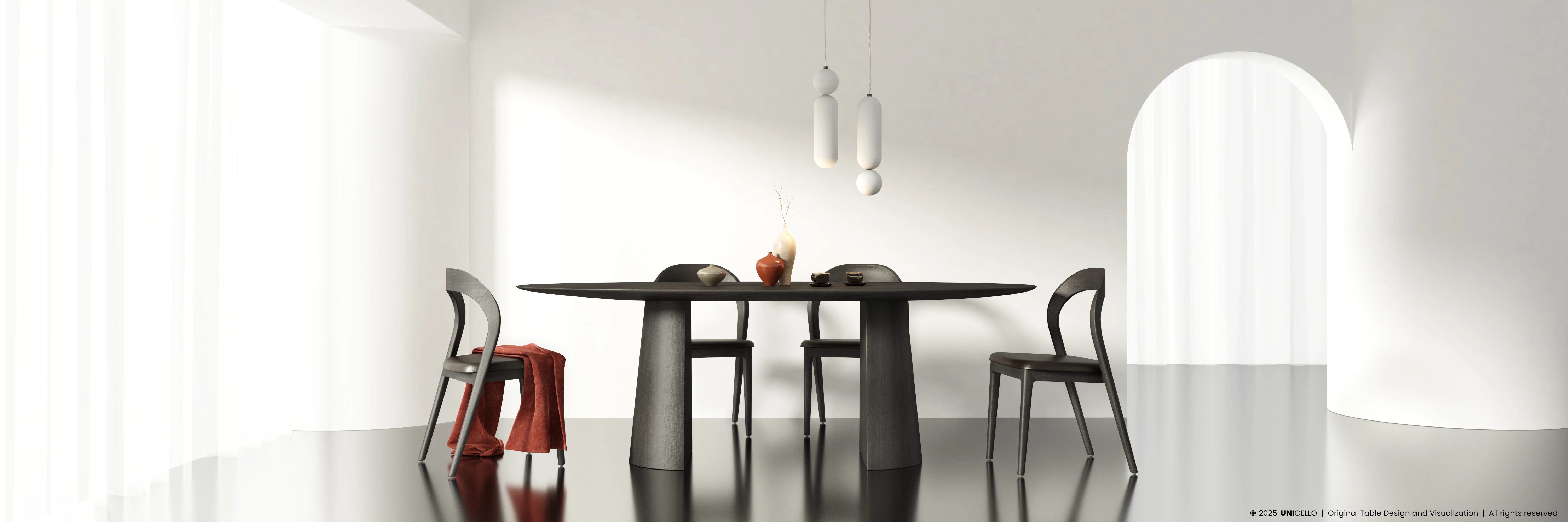 Meble z drewna litego we wnętrzu