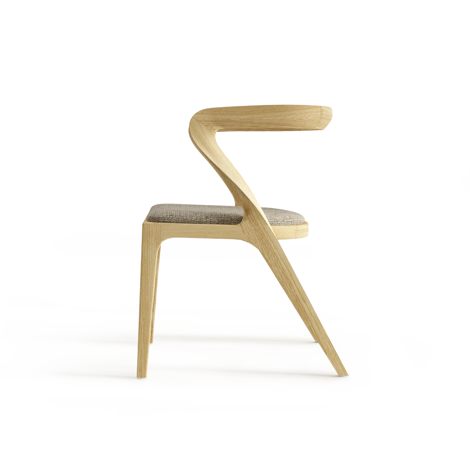 Krzesło z litego drewna