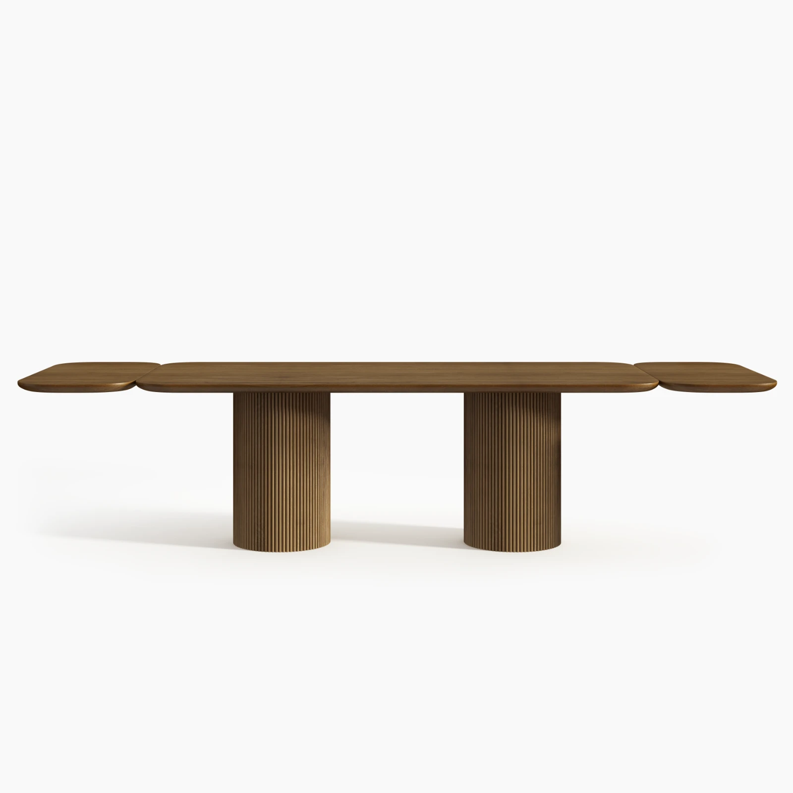 Stół z litego drewna z modułowym systemem rozbudowy