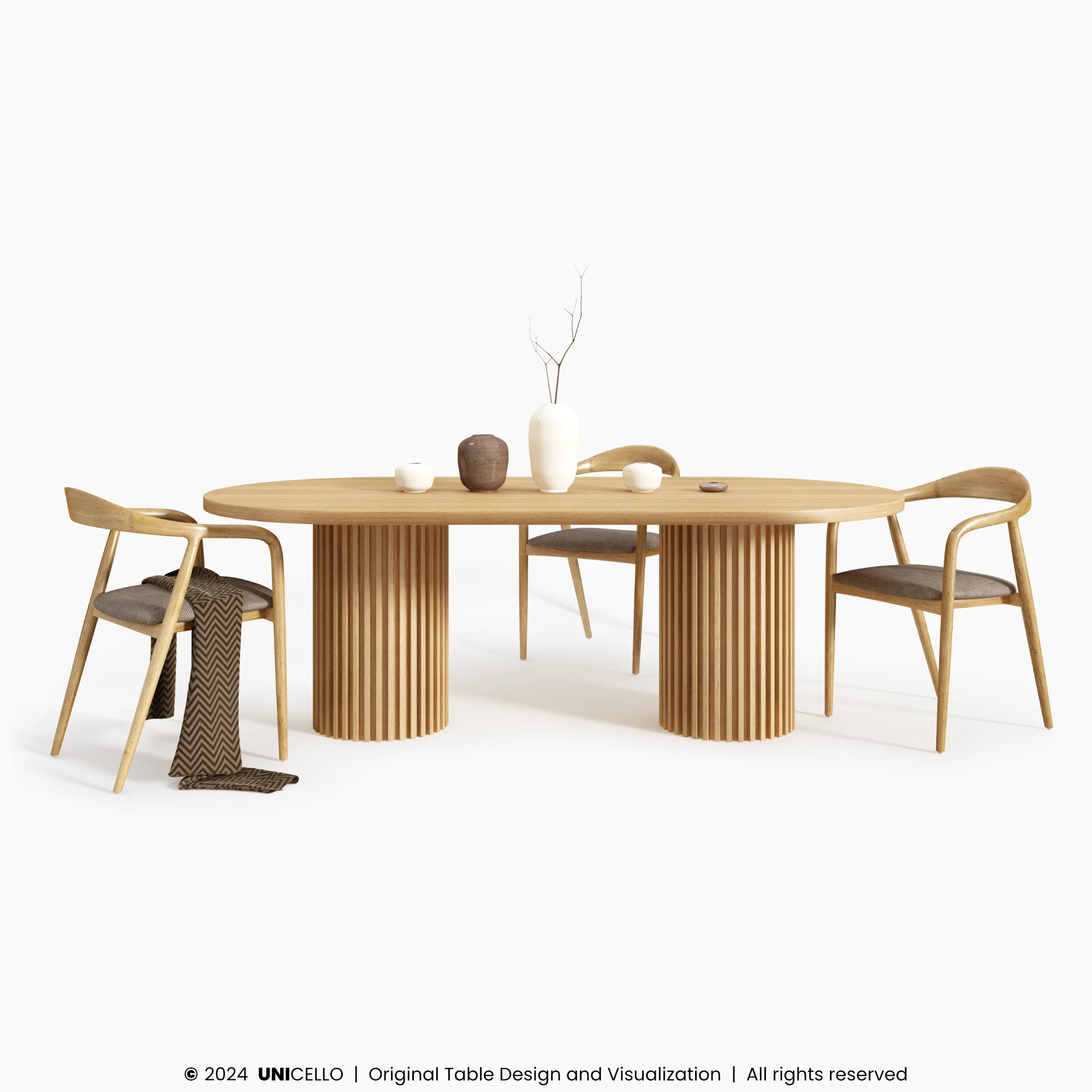 Kolekcja Fortezza, którą tworzy stół i dedykowane krzesła