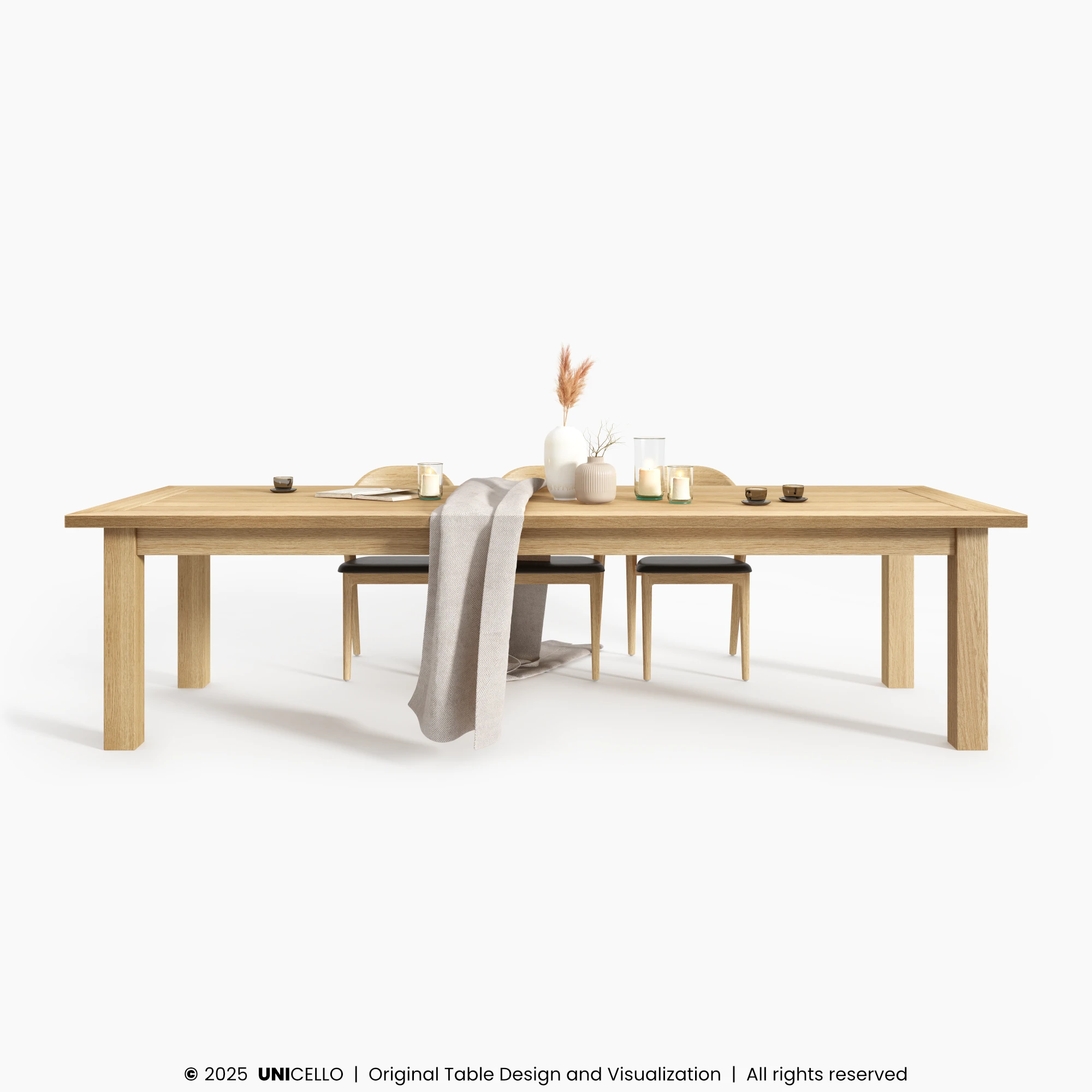 Kolekcja Giotto, którą tworzy stół i dedykowane krzesła