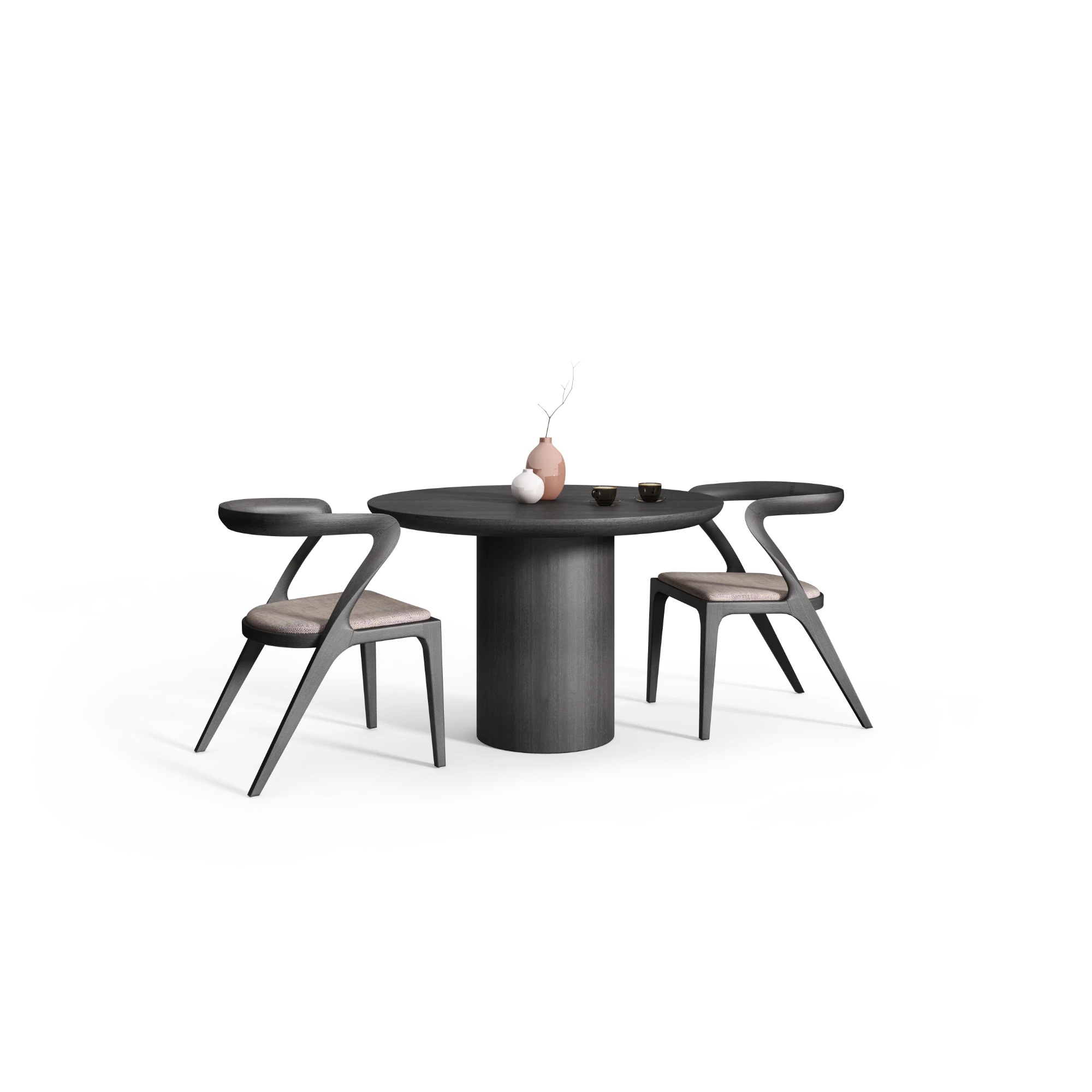 Kolekcja Massiccio, którą tworzy stół i dedykowane krzesła