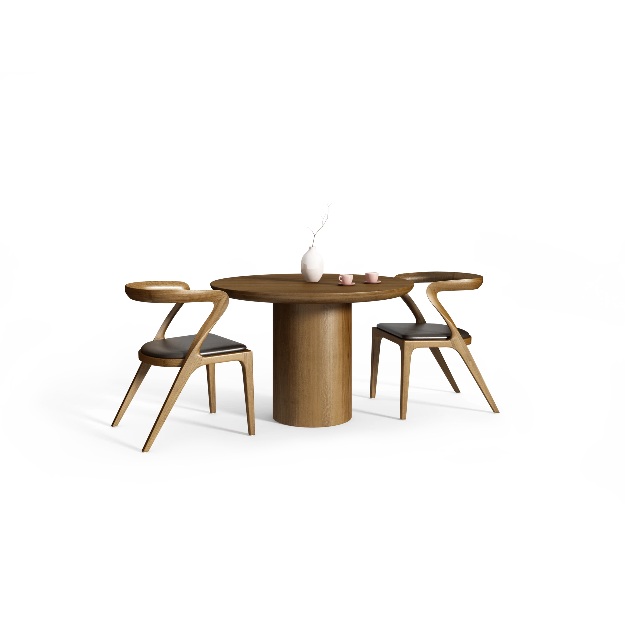 Kolekcja Massiccio, którą tworzy stół i dedykowane krzesła