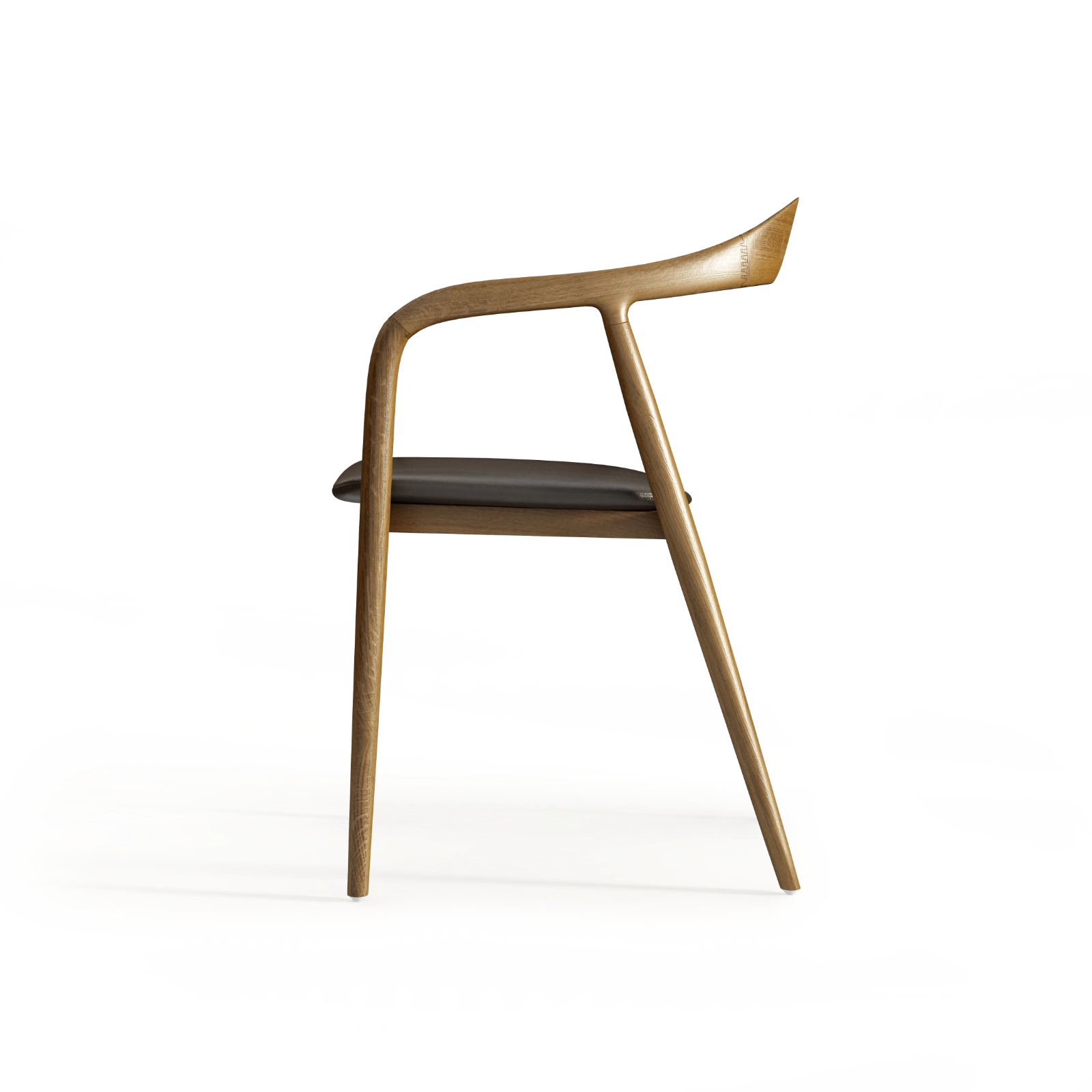 Krzesło z litego drewna