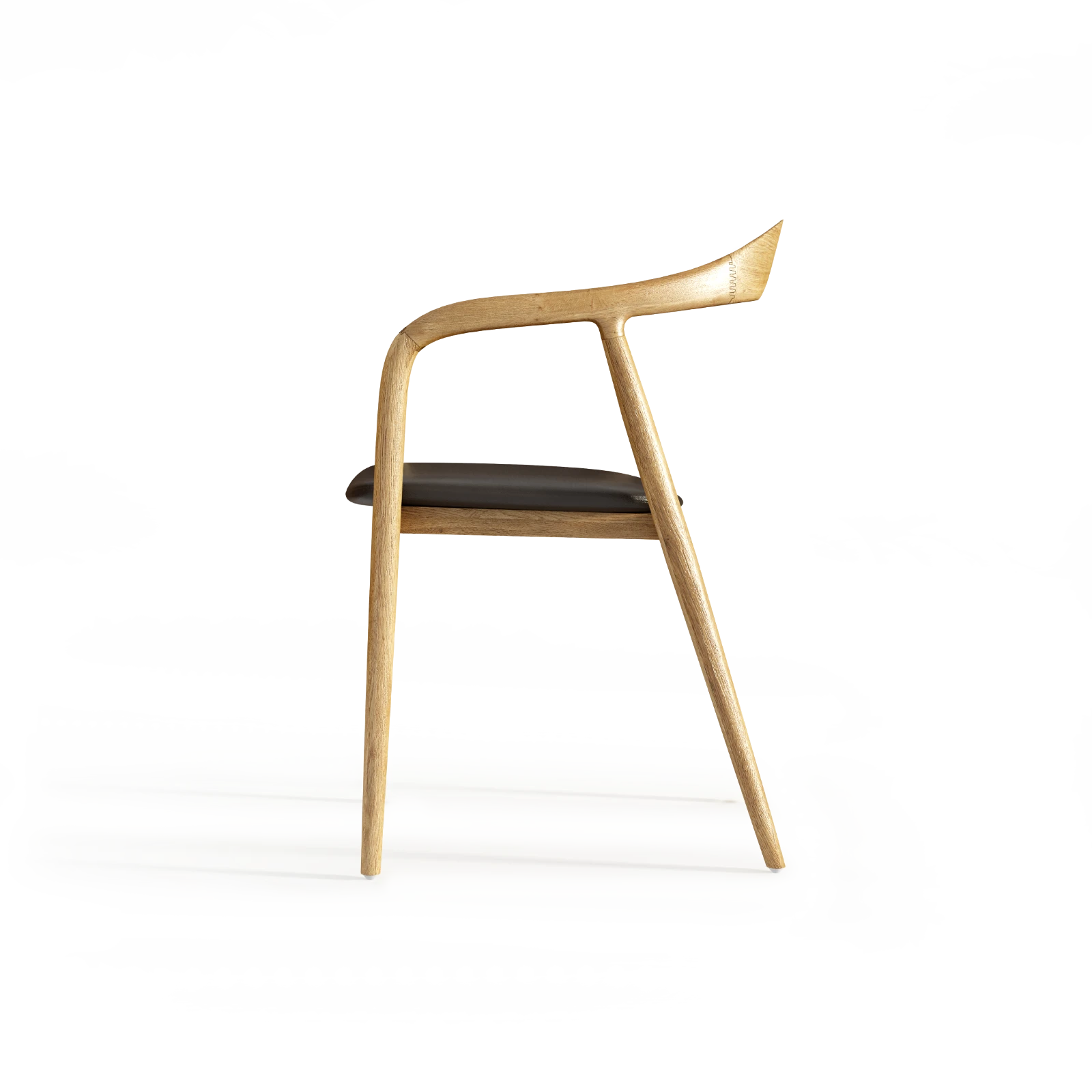 Krzesło z litego drewna