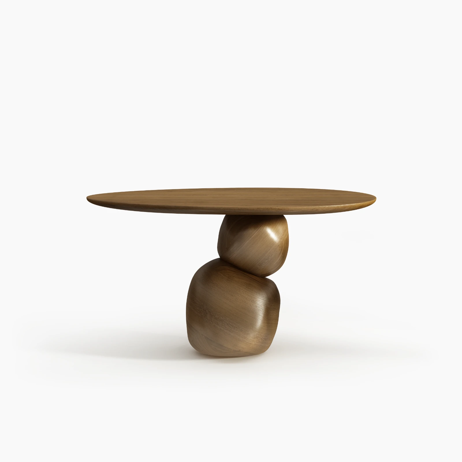 Kolekcjonerski stół z litego drewna