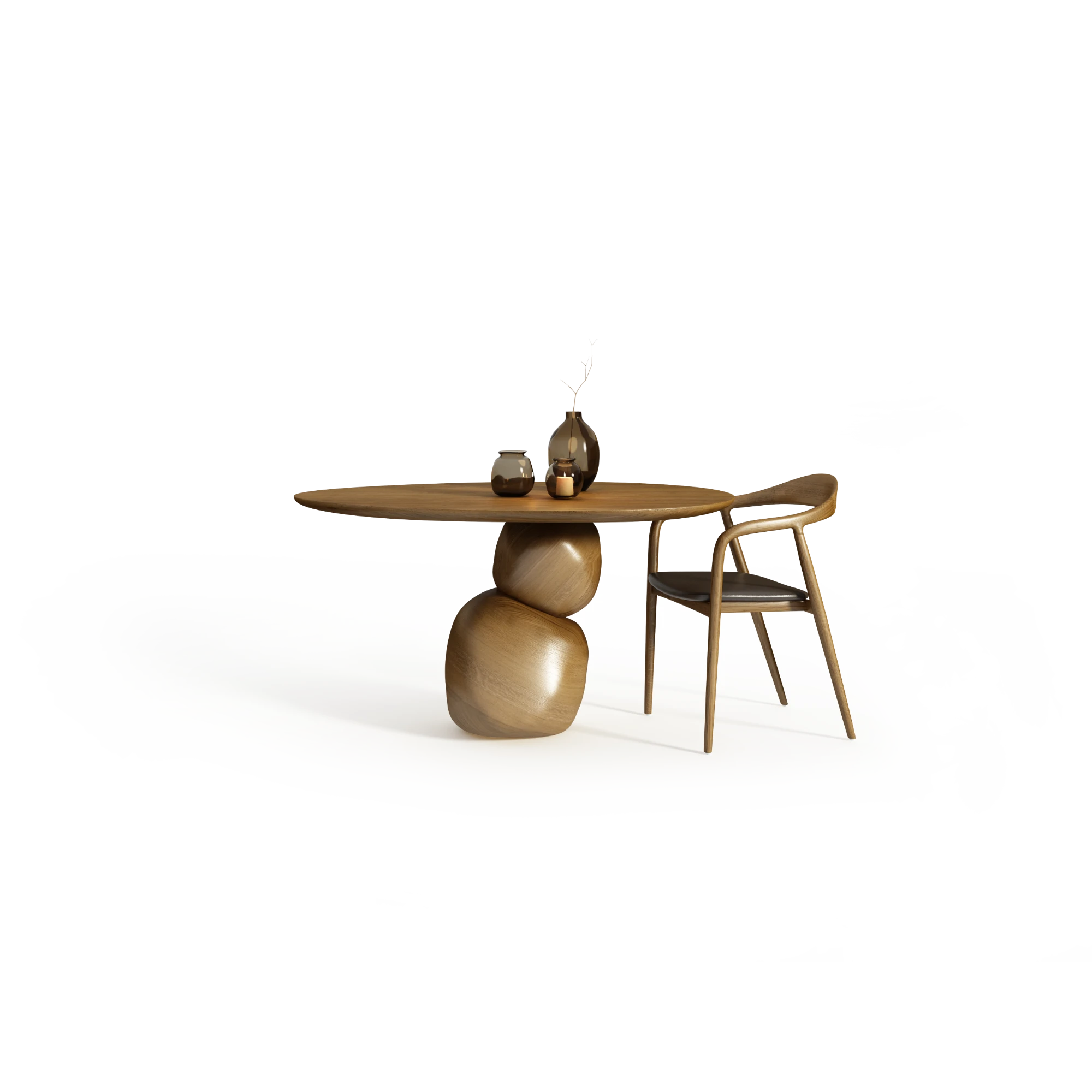 Kolekcja Terrano, którą tworzy stół i dedykowane krzesła