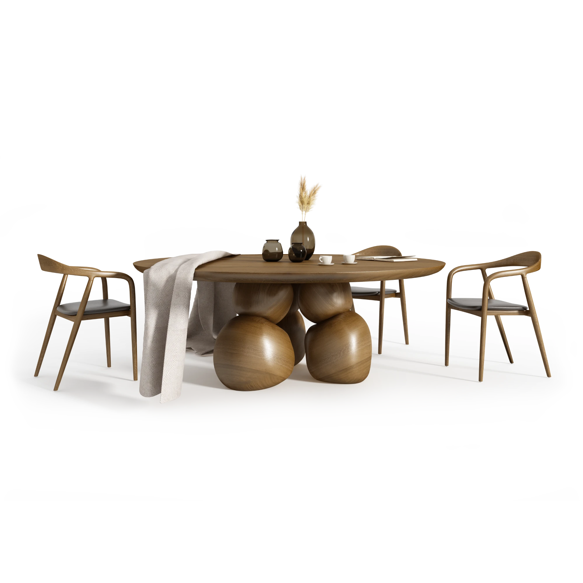 Kolekcja Terrano, którą tworzy stół i dedykowane krzesła